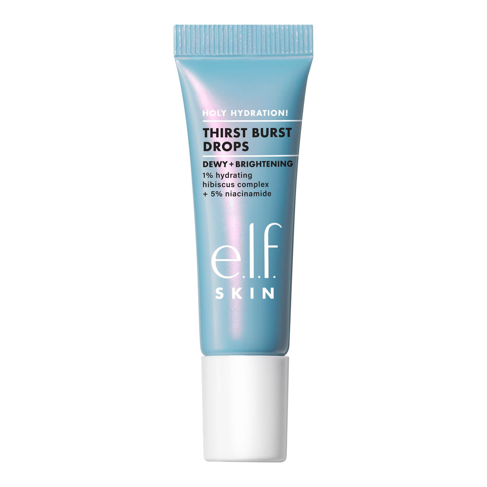 e.l.f. SKIN Thirst Burst Drops brand shows vegan cruelty-free certification.