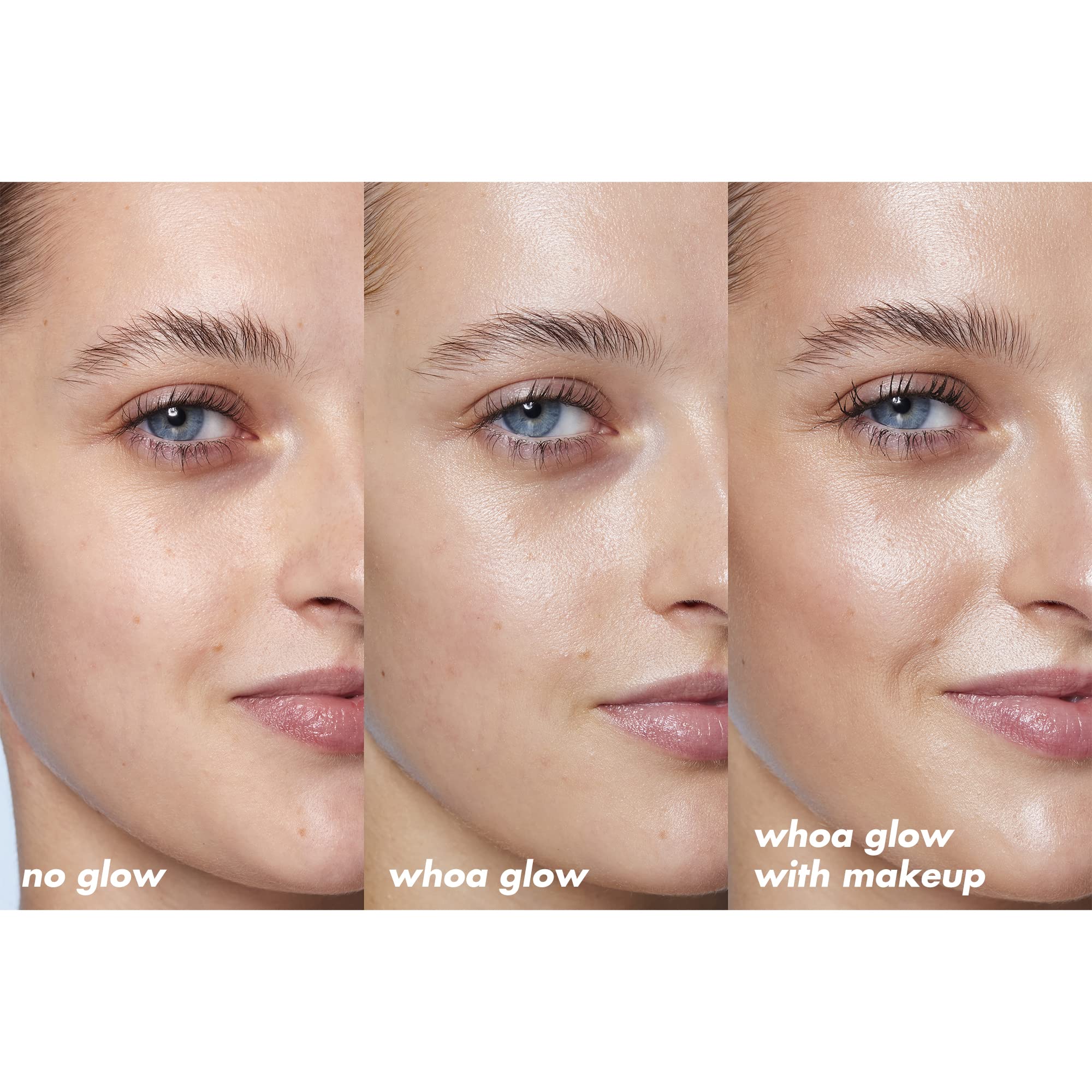 Close-up swatch of e.l.f. Suntouchable Whoa Glow SPF 30 on skin