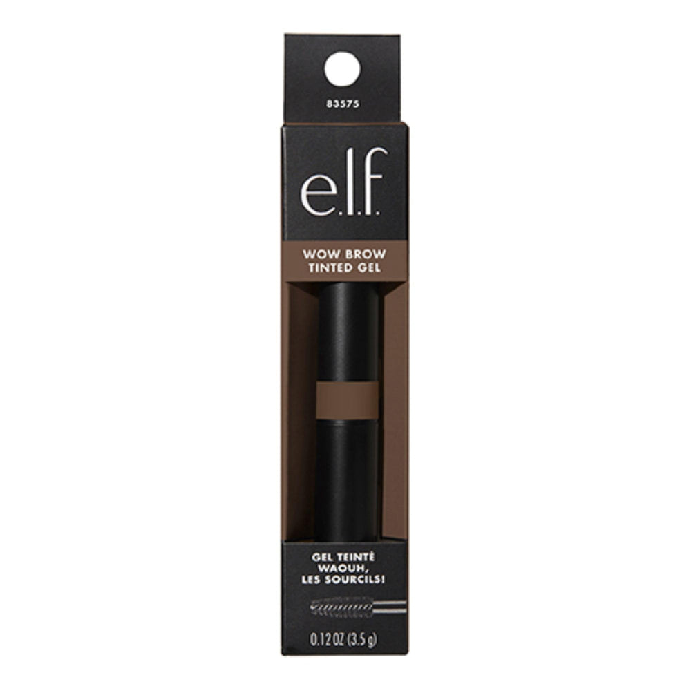 e.l.f. Wow Brow Gel brows demonstrates volumizing finish.