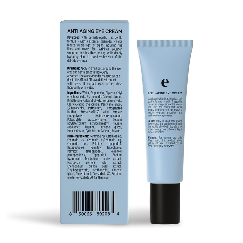 Eliré Eye Cream daily-use routine suitable for all skin types.