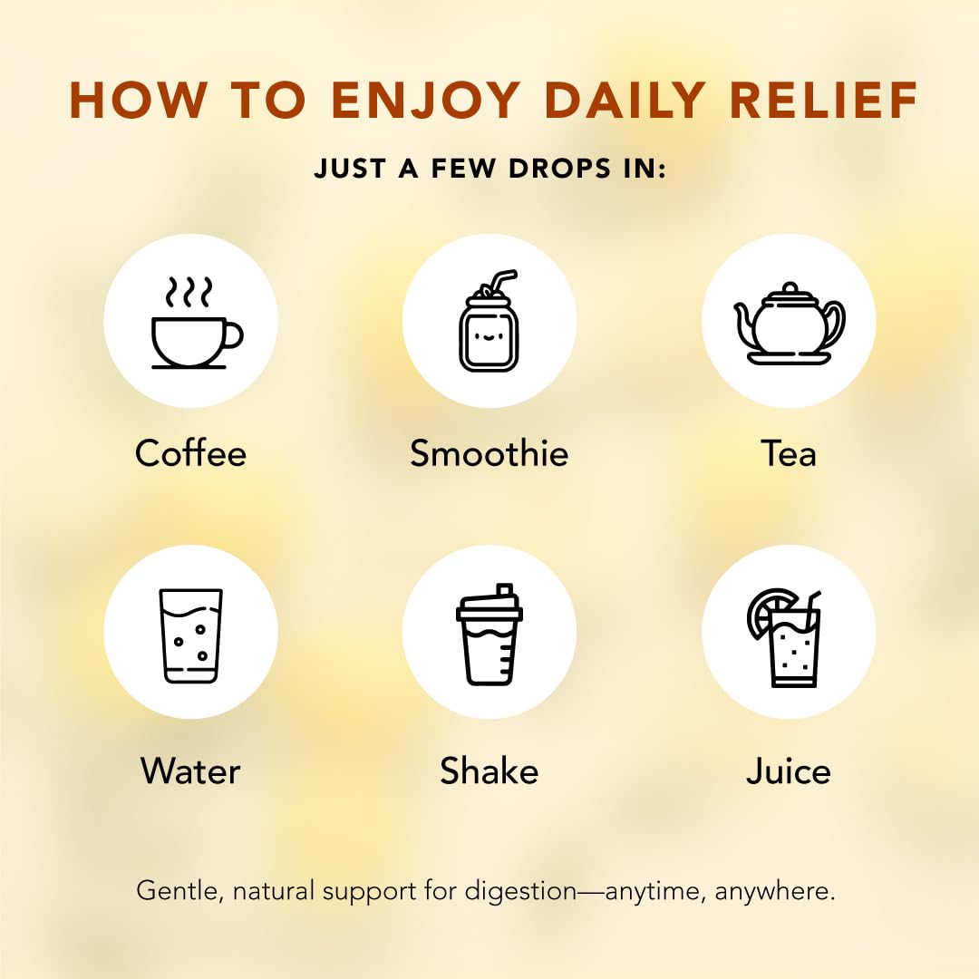 Evening routine with Eliré drops added to tea for calm transition
