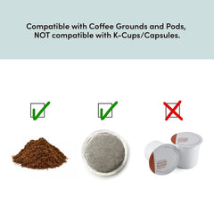 Elite Gourmet EHC-112B reusable filter for grounds and customization