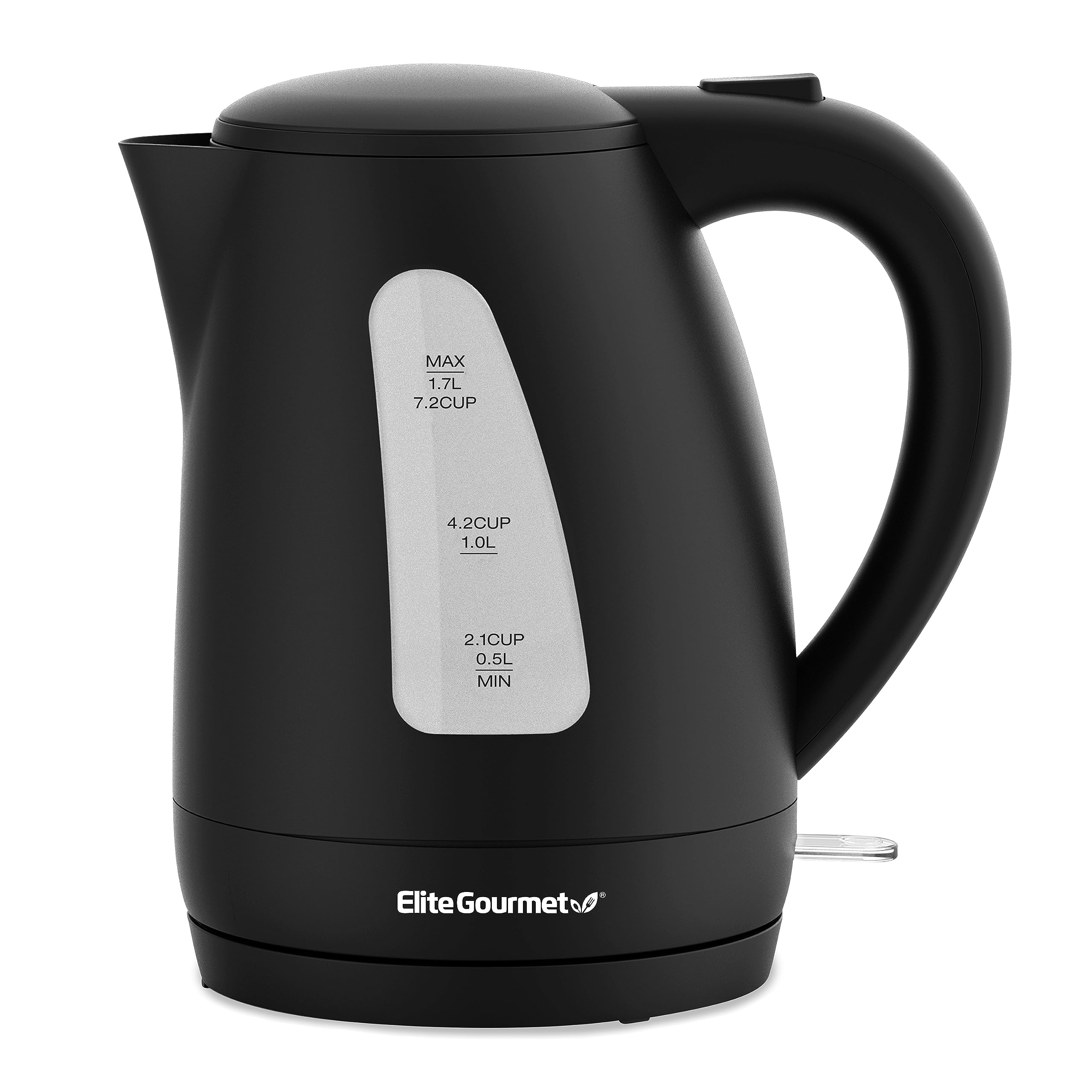 Elite Gourmet EKT8690X kettle with water level window for precise measurements