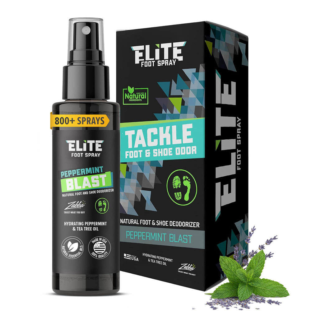 Elite Sportz Shoe Deodorizer bottle keeps sneakers fresh and odor-free.