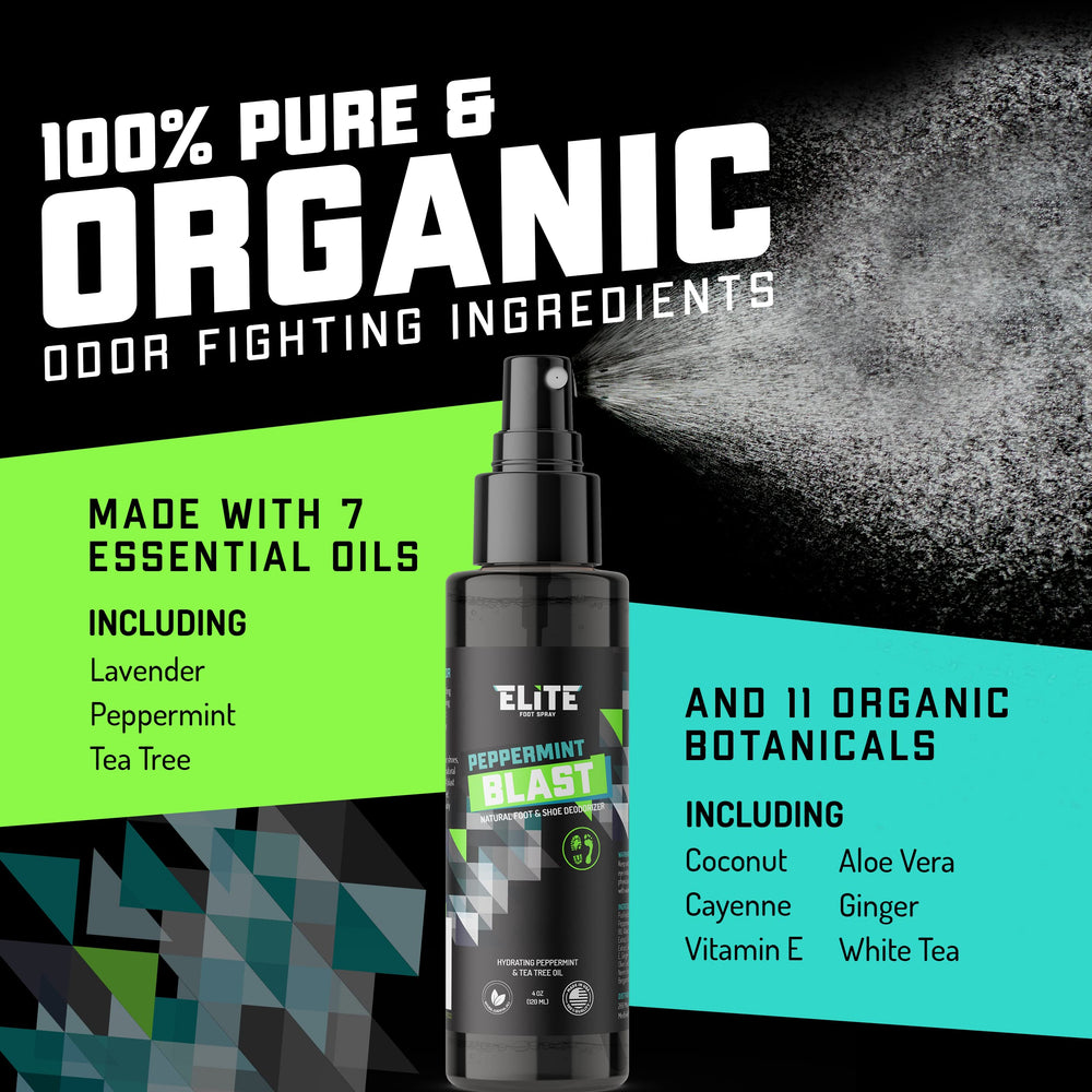 Nozzle spray for easy application inside shoes.