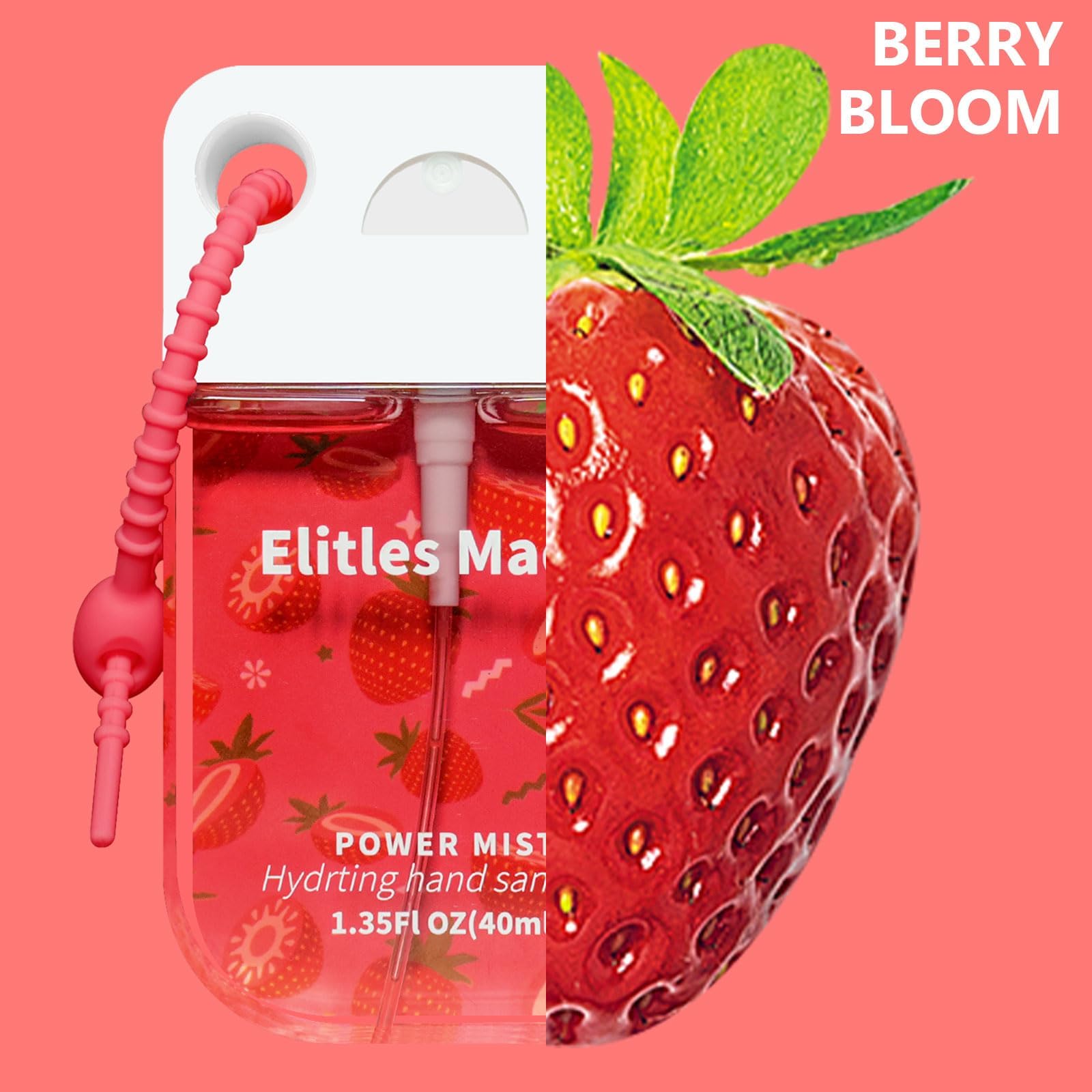 Elitles Made Hand Sanitizer Spray with keychain attachment for on-the-go access