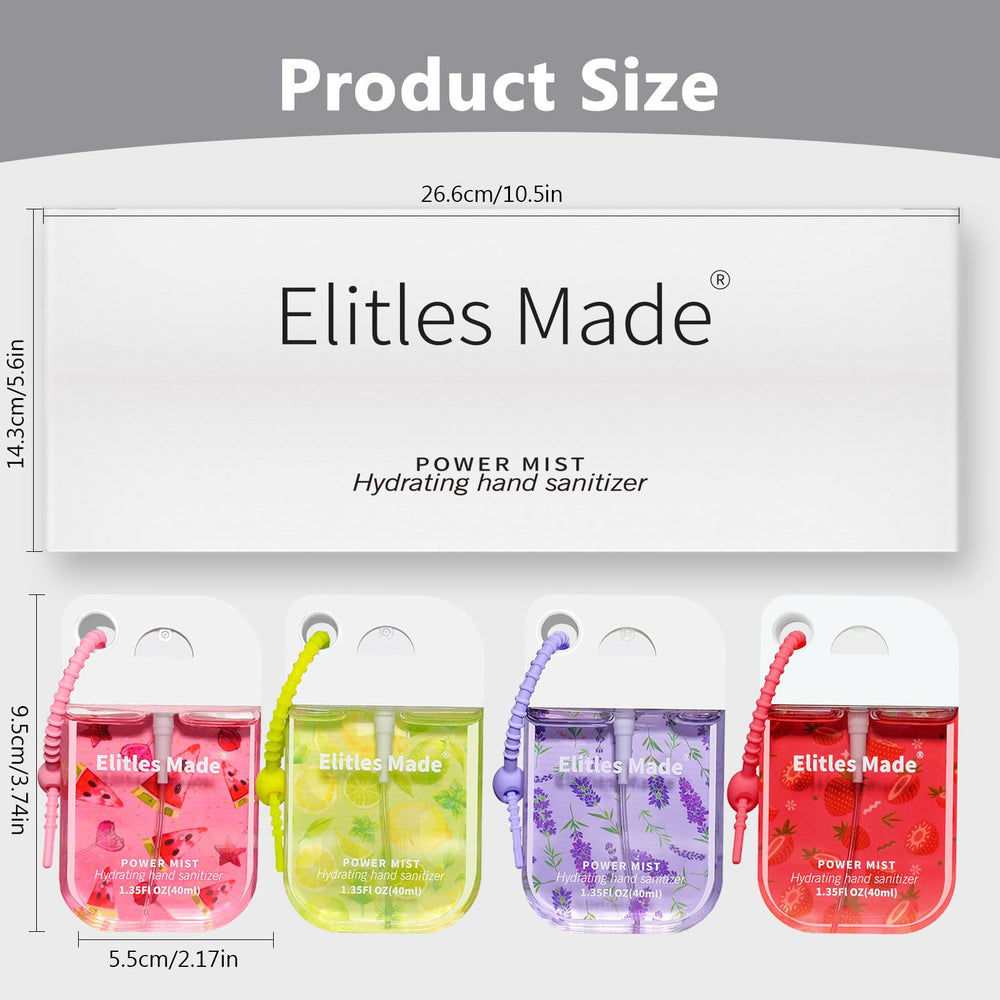 Elitles Made Lemon scent hand sanitizer spray for a citrus lift