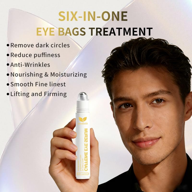Elixbloom caffeine eye cream bottle for brighter, refreshed eyes