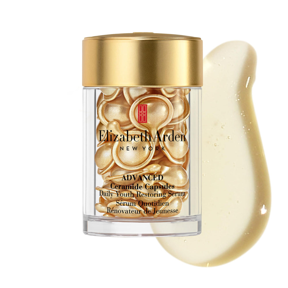 Elizabeth Arden Advanced Ceramide Capsules twist-open design enables precise, one-dose application.