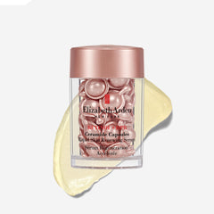 Elizabeth Arden retinol-hpr ceramide capsules pack open showing individual doses for renewal.