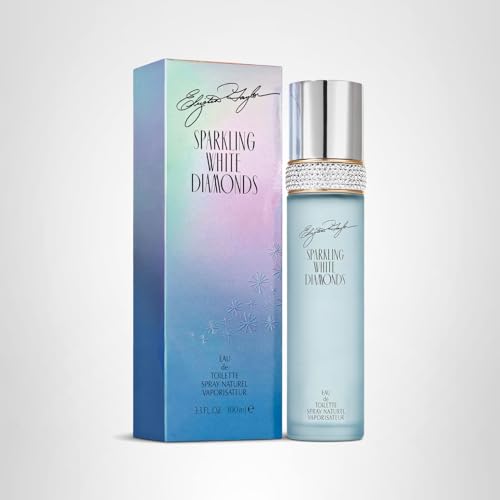 Elizabeth Taylor Sparkling White Diamonds gift box, perfect for gifting.