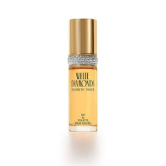 Elizabeth Taylor White Diamonds bottle front, a timeless daily fragrance for confident women.