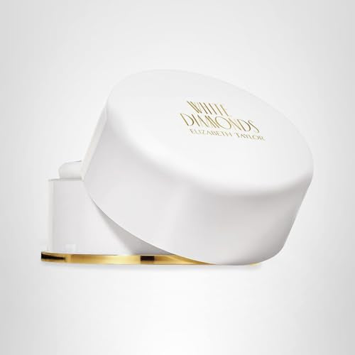 Applying White Diamonds powder to skin for a refined scent