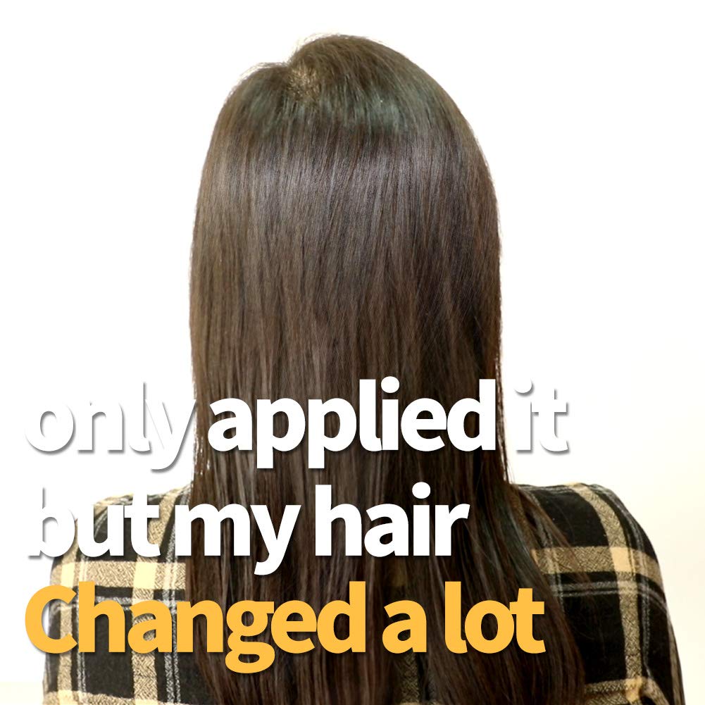 Elizavecca CER-100 before-after styling look showcases hair improvement.