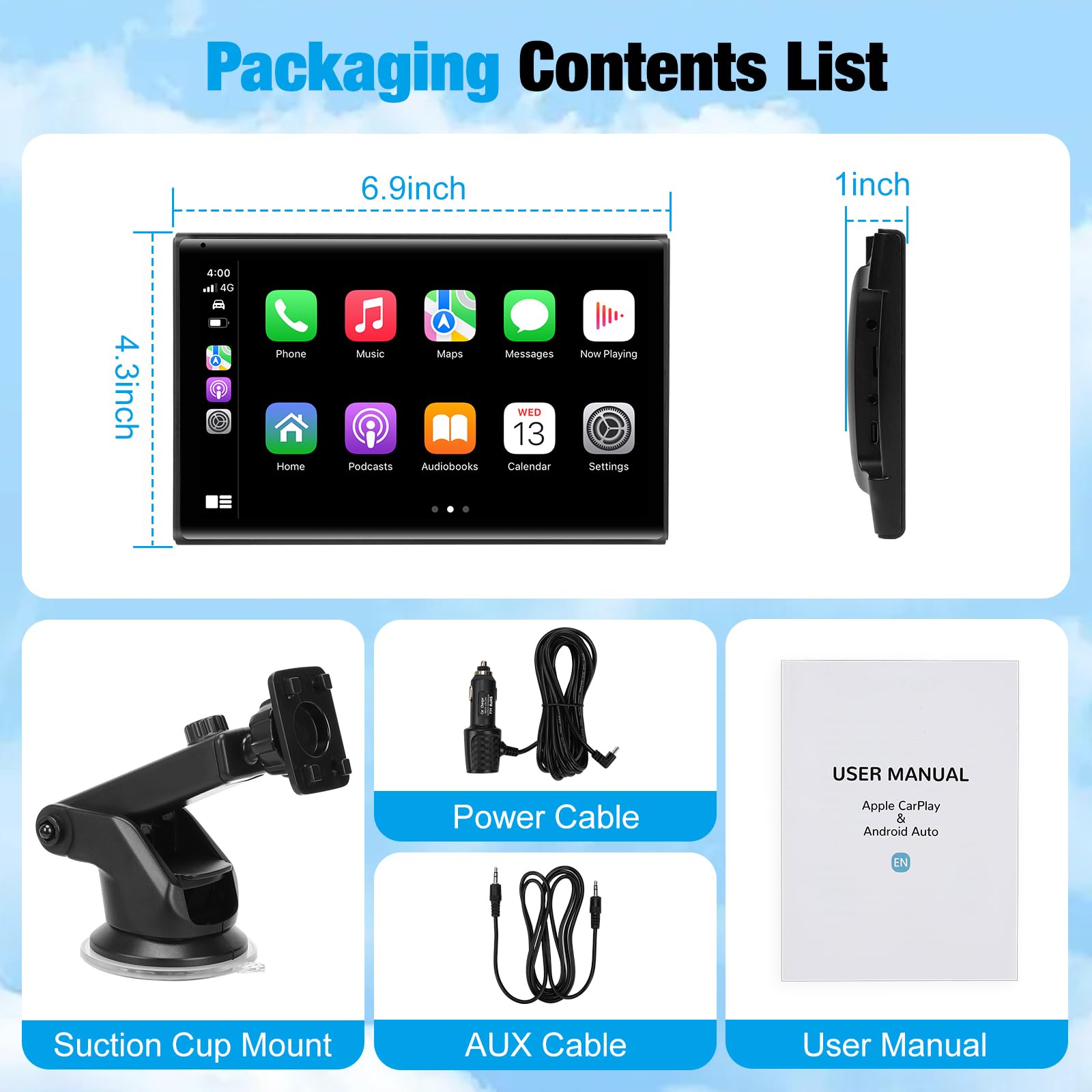ELJBELG universal compatibility makes it suitable for most vehicles and quick setup.