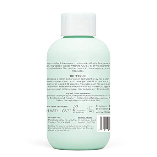 hydrating nail-care formula helps prevent dryness during removal