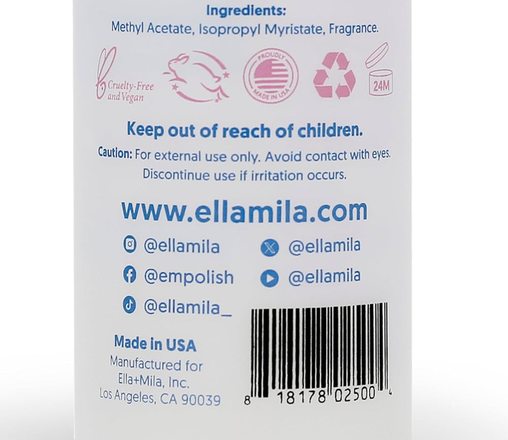ella-mila salon-quality at-home removal package ready for use.