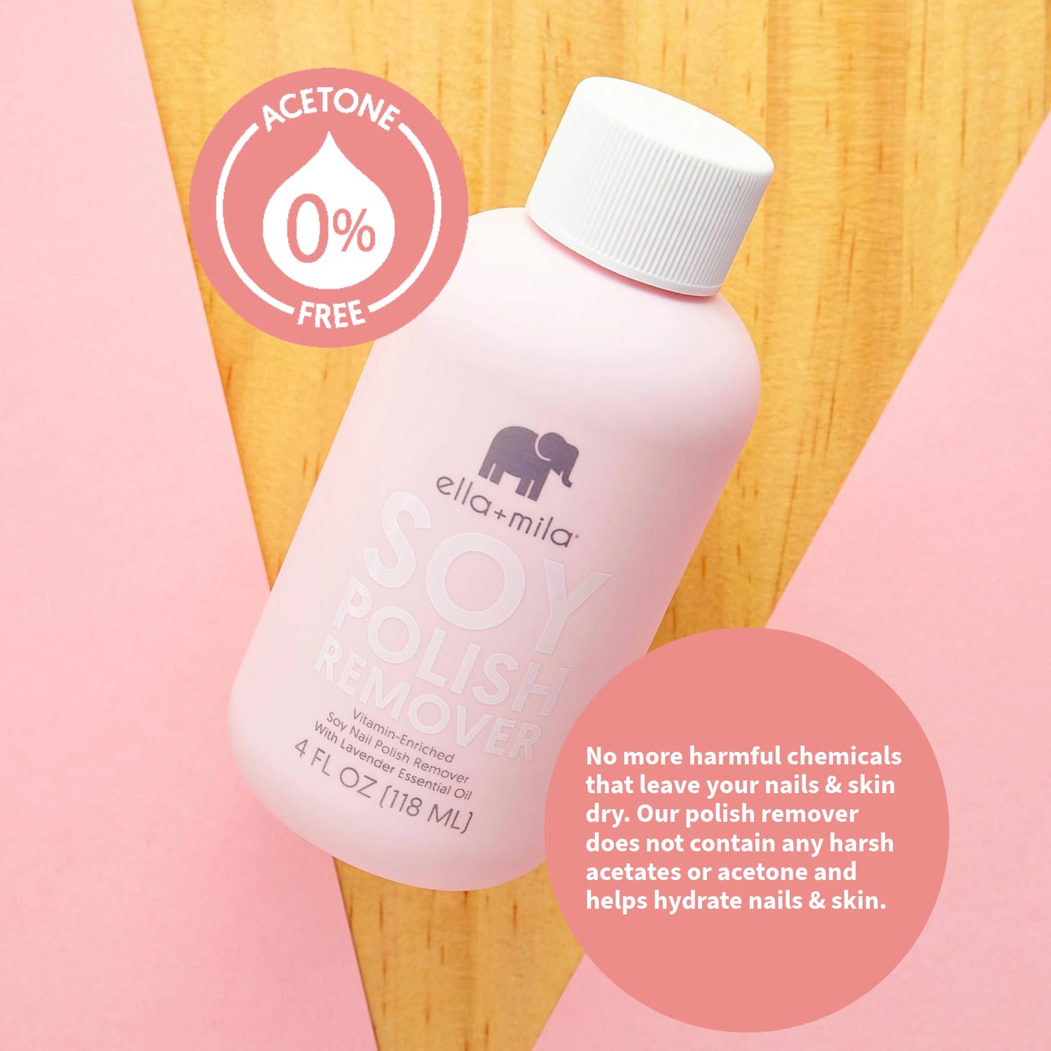 ella-mila vegan cruelty-free logo confirms ethical nail care choice.