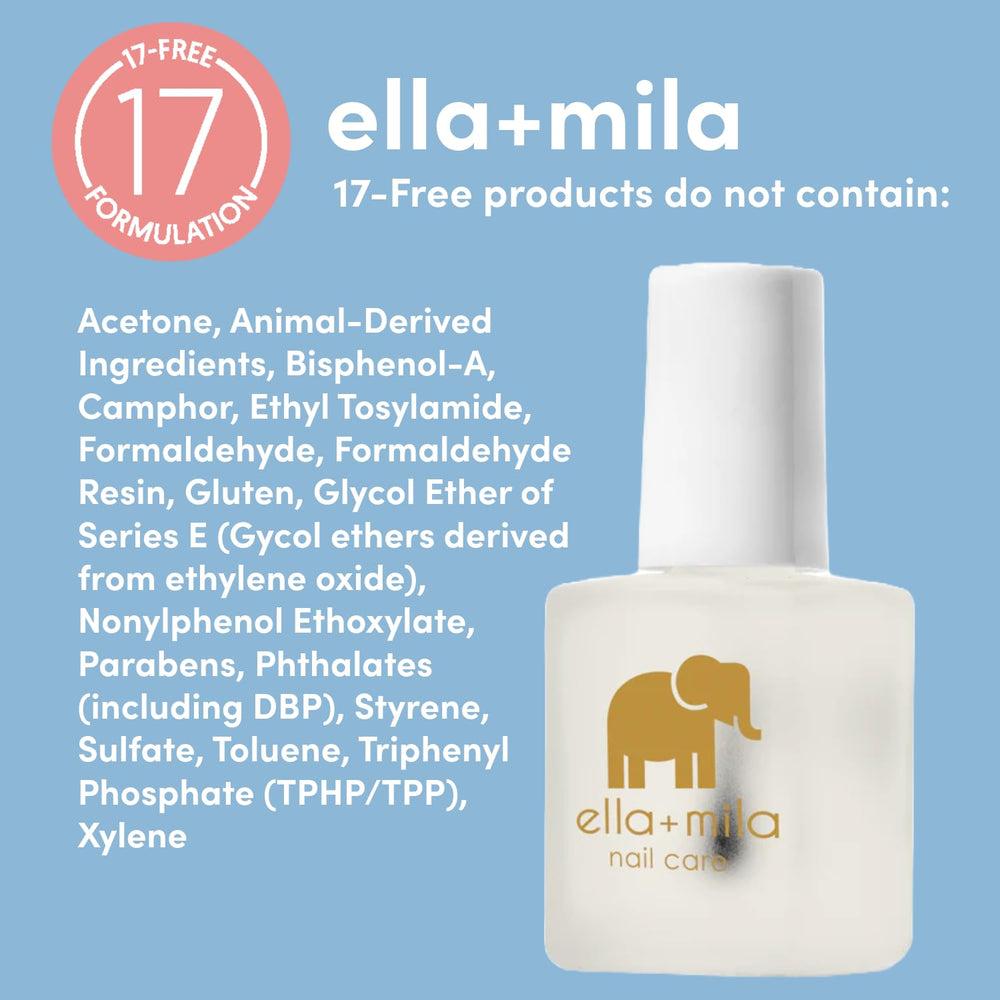 ella+mila Stop Nail Biting Polish for adults offers discreet habit support