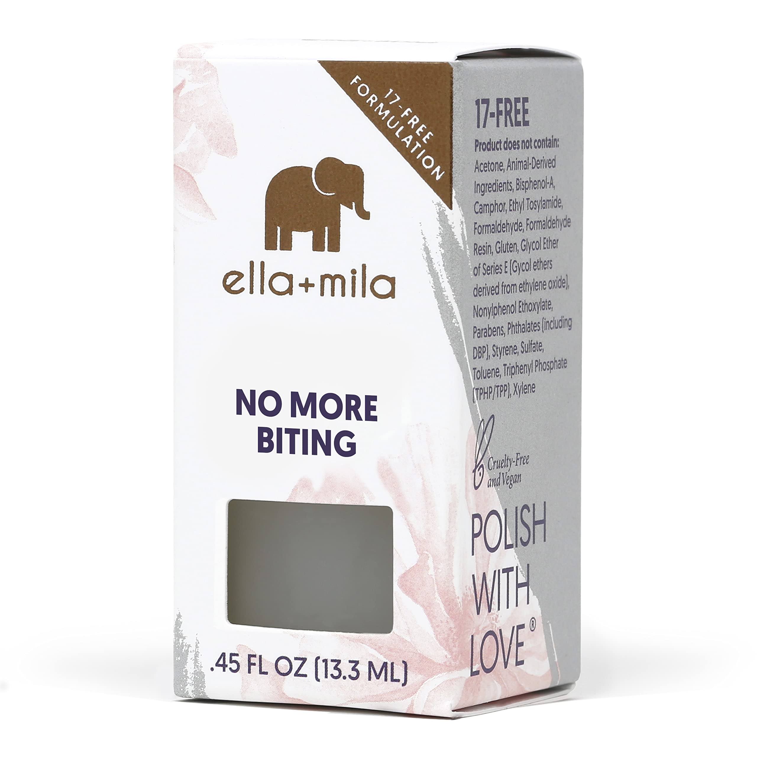 ella+mila Stop Nail Biting Polish before-after results signal habit changes