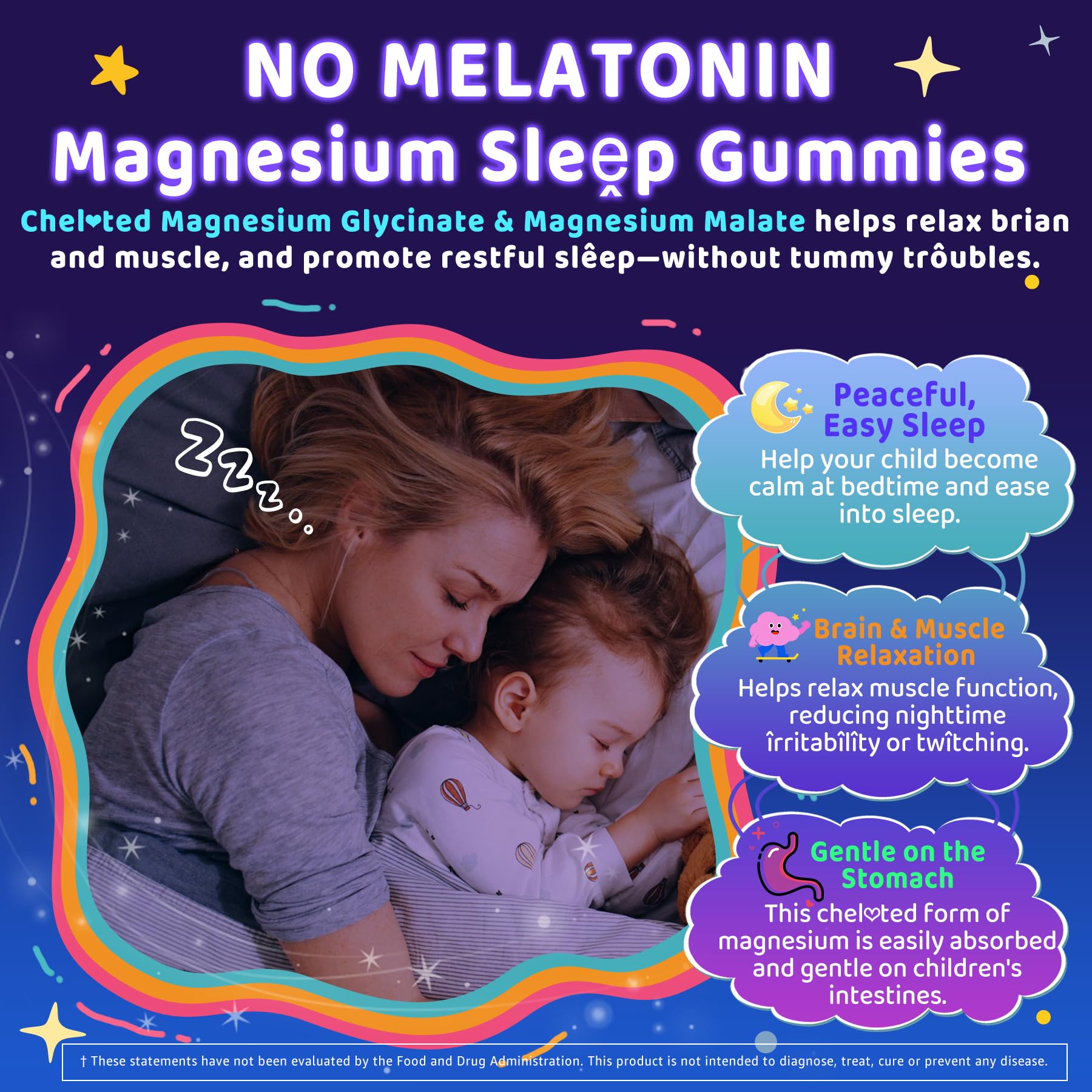 ELLAMENTZ label close-up highlights magnesium glycinate and zinc for immune support.