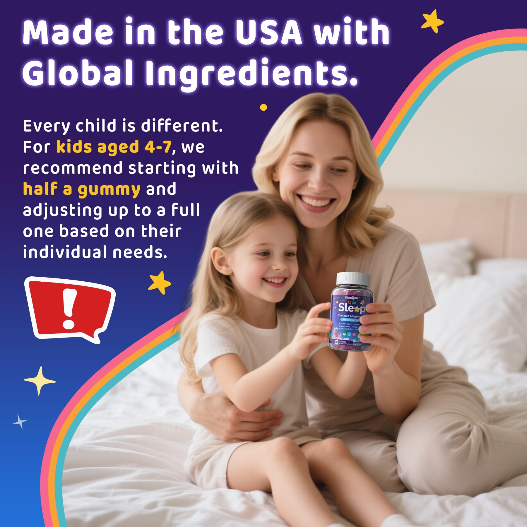 ELLAMENTZ non-GMO seal visible on packaging.
