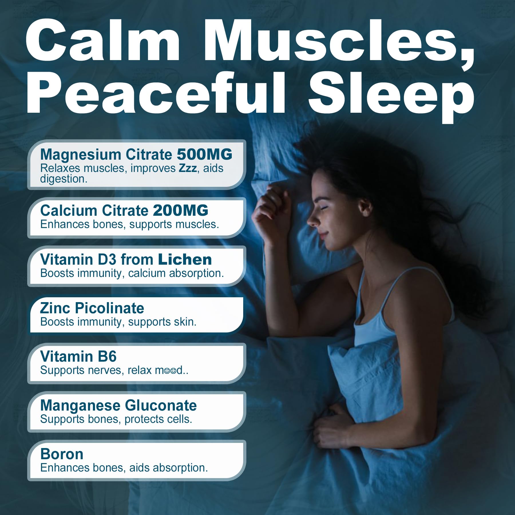 ELLAMENTZ Magnesium Citrate Gummies label highlighting high absorption formula for digestive support