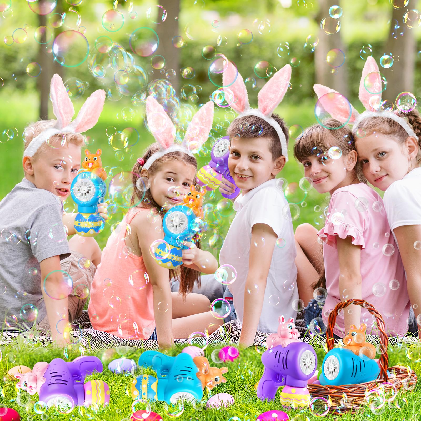 Ellinjan Easter party favor bubble toy creates festive moments for kids