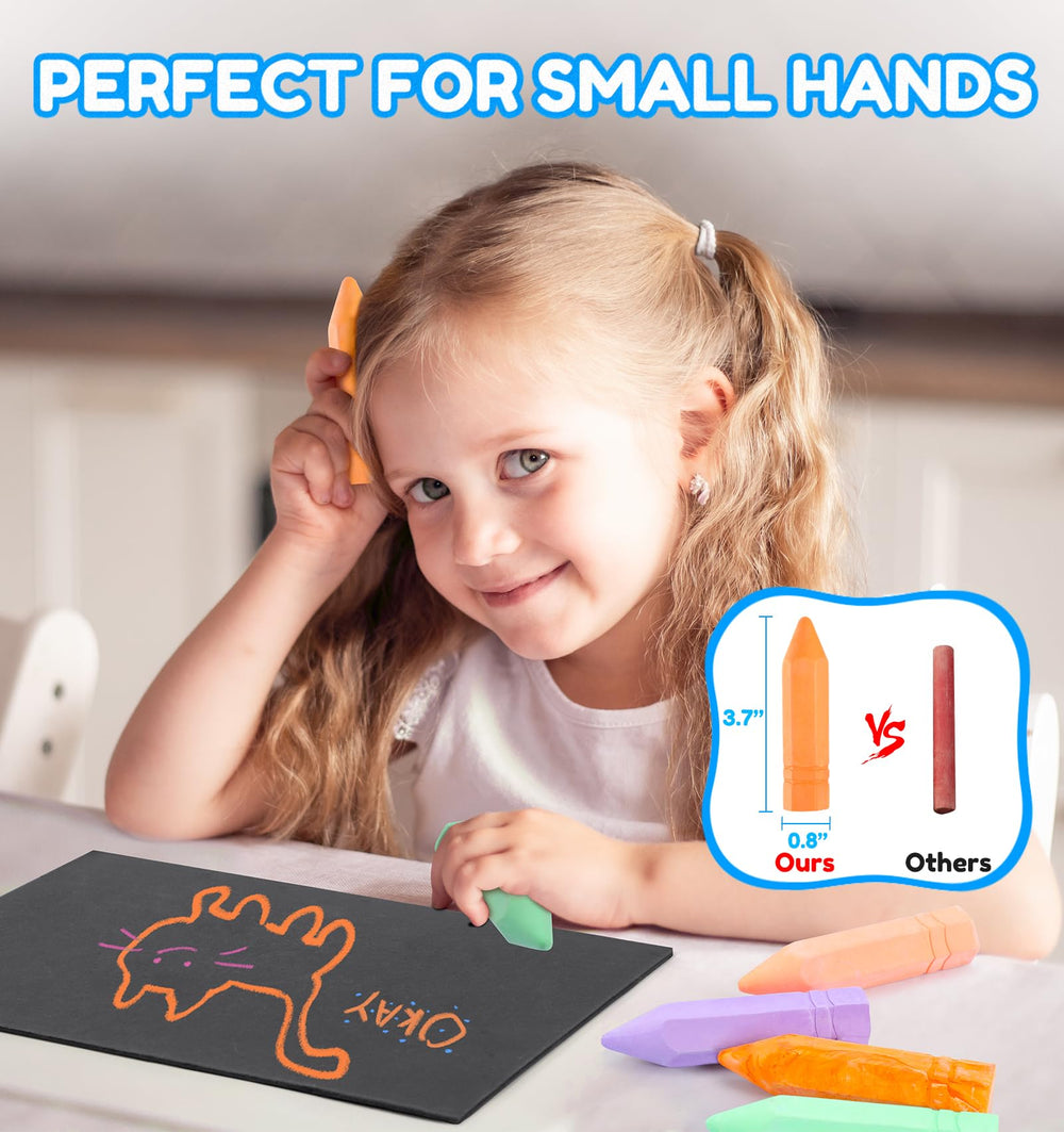 Ellinjan non-toxic, low-dust formula supports safe indoor and outdoor drawing
