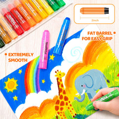 Ellinjan Tempera quick-drying in 90 seconds to reduce smudges