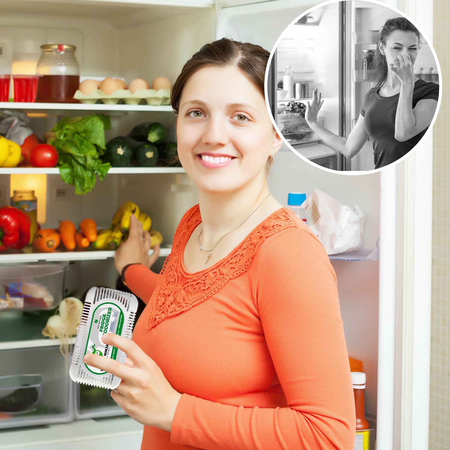 Ellis Harper Fridge Ninja 2-pack helps maintain fridge aroma without fragrances