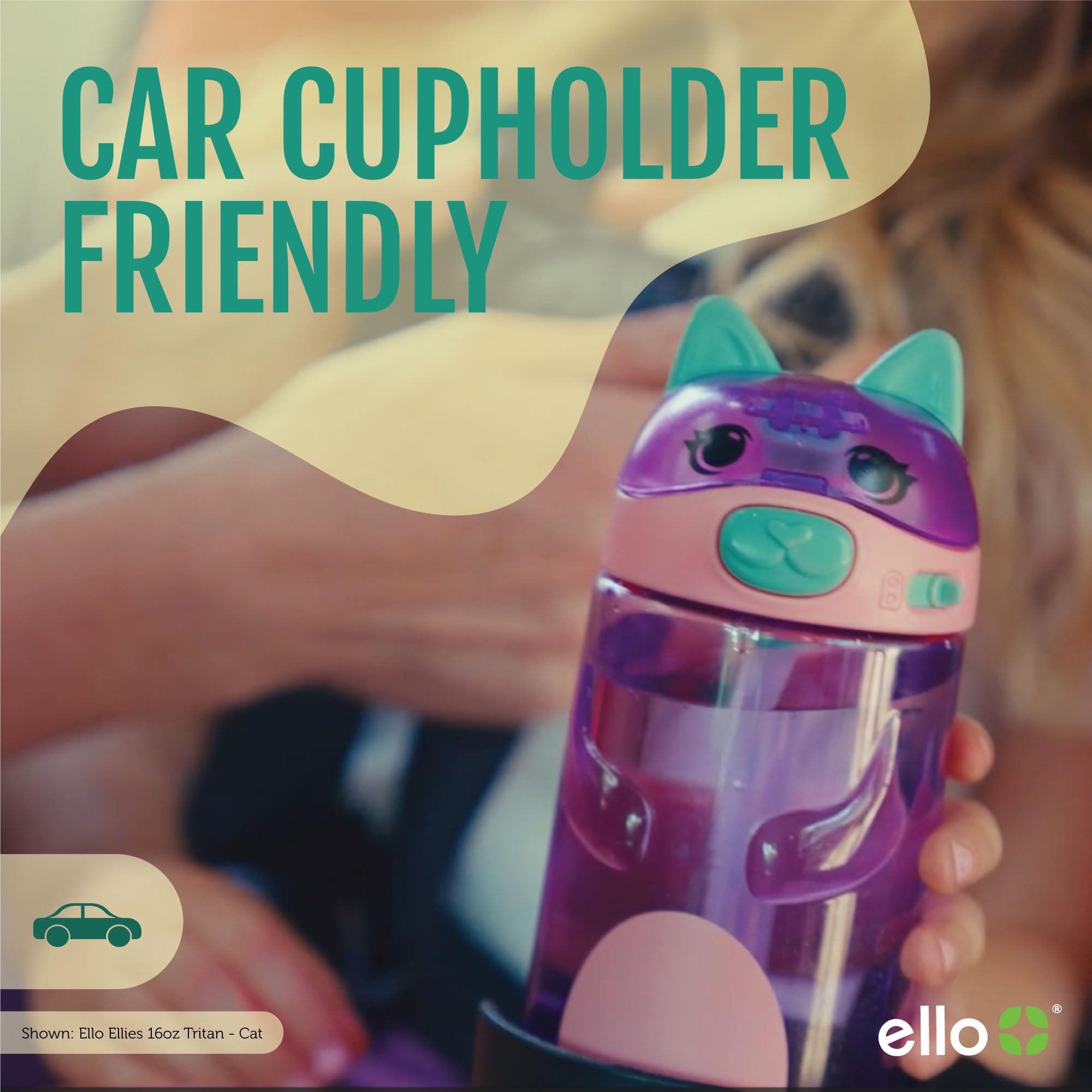 Ello Ellies bottle built from Tritan plastic emphasizes durability