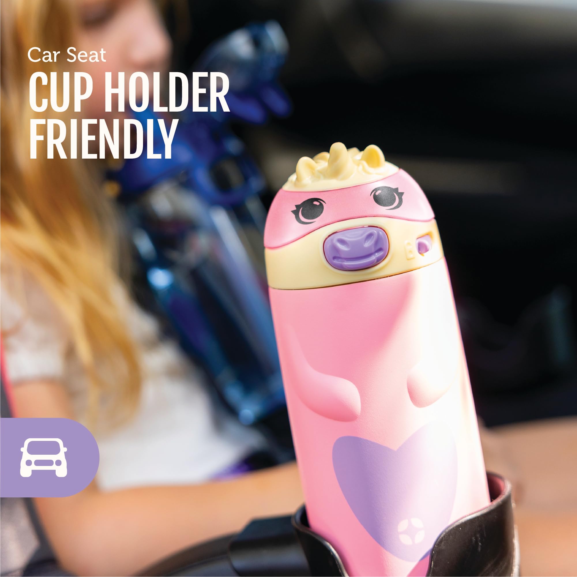 Ello Ellies vacuum insulated stainless steel for durable kid-friendly hydration.