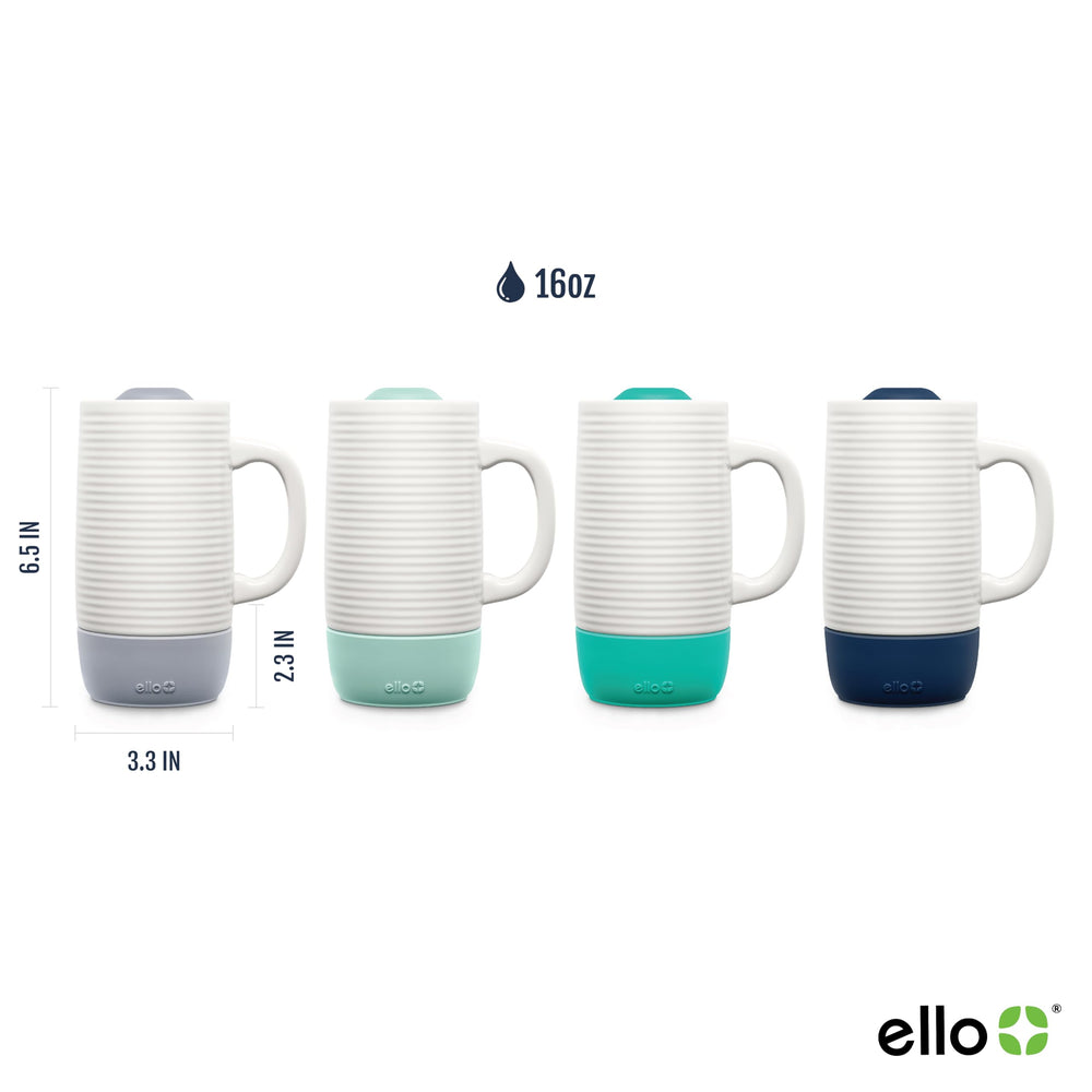 Ello Jane built-in silicone coaster base protects surfaces