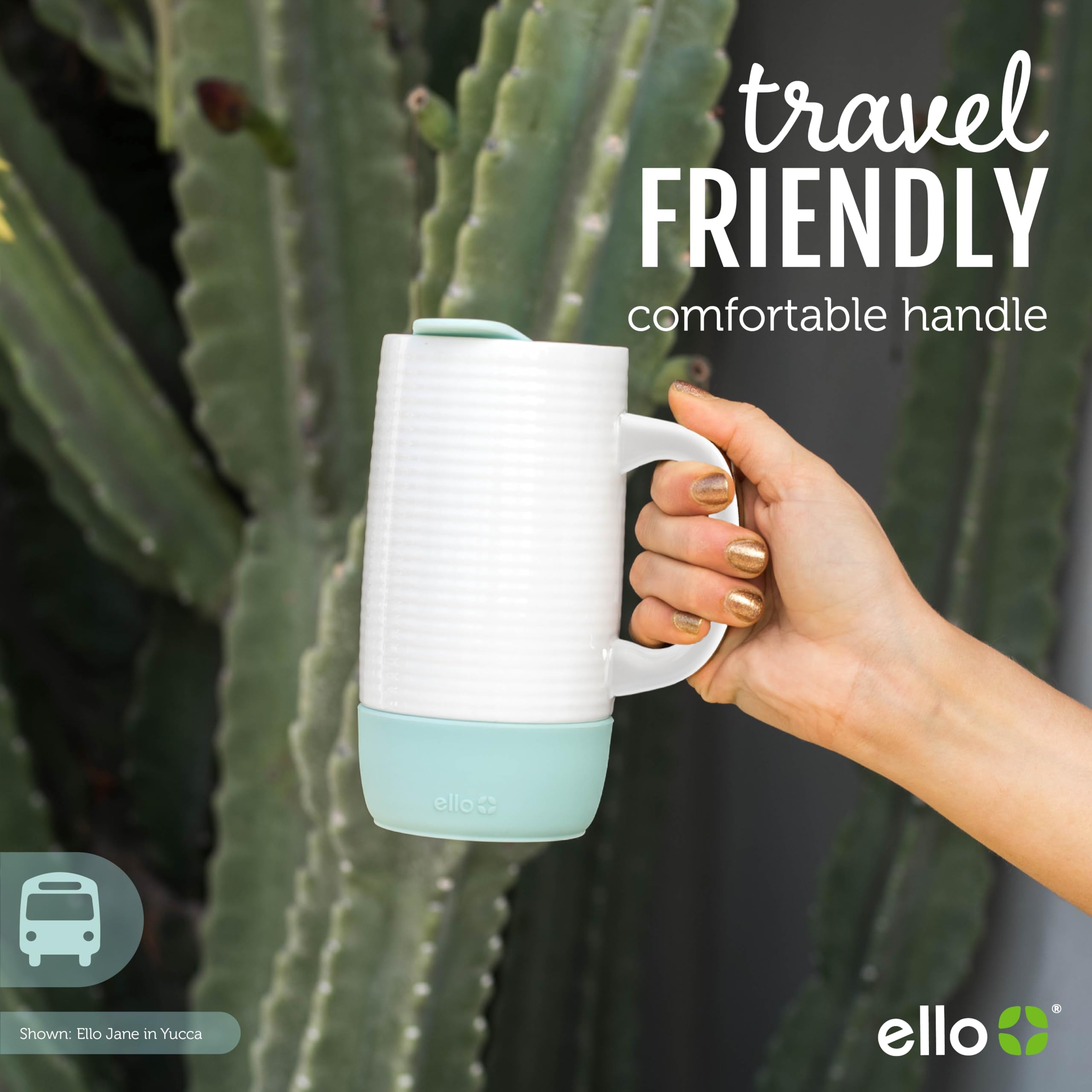 Ello Jane no-slip silicone boot provides stable grip on surfaces