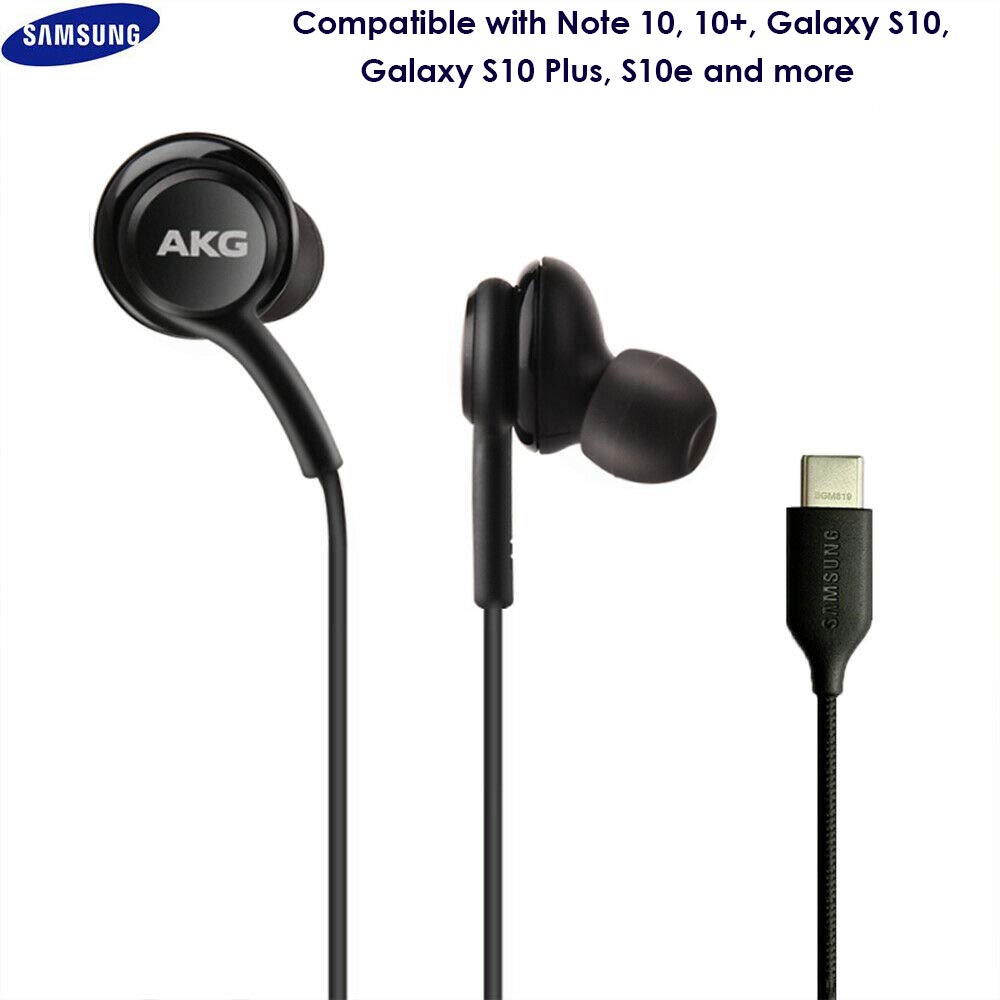ElloGear AKG earbuds with built-in mic for clear calls on the go.