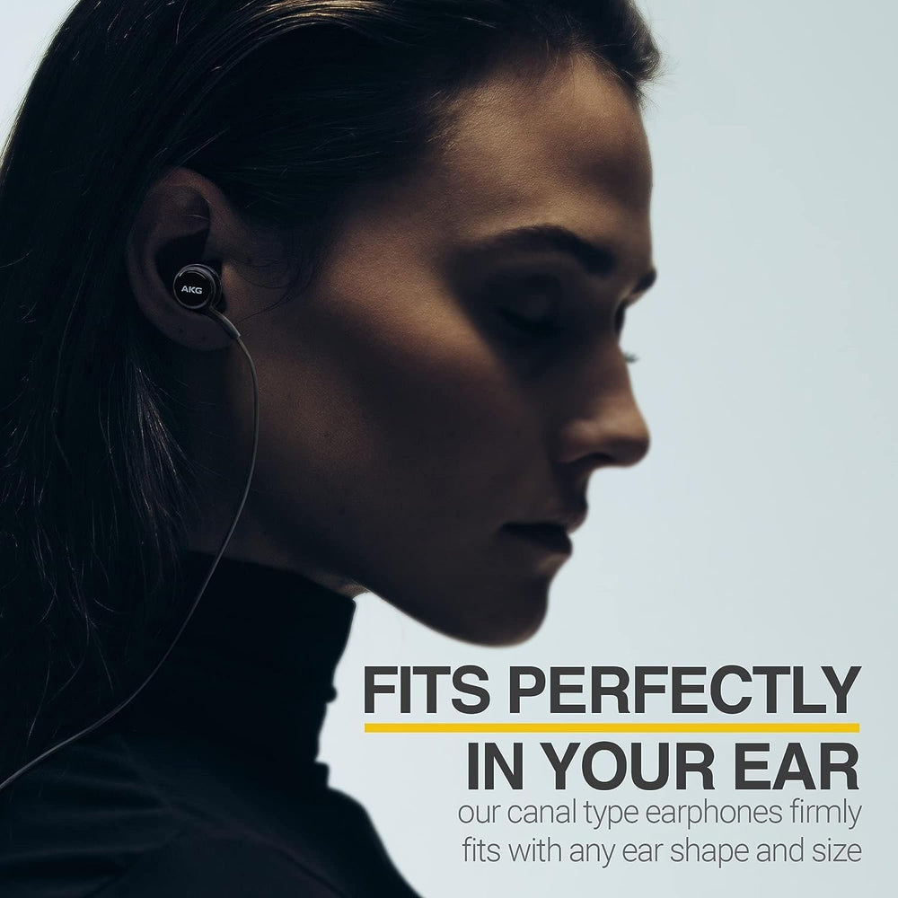 ElloGear AKG earbuds plug-and-play design enables quick setup.