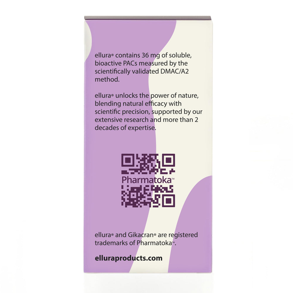 ellura capsule packaging with 90 capsules for a simple routine