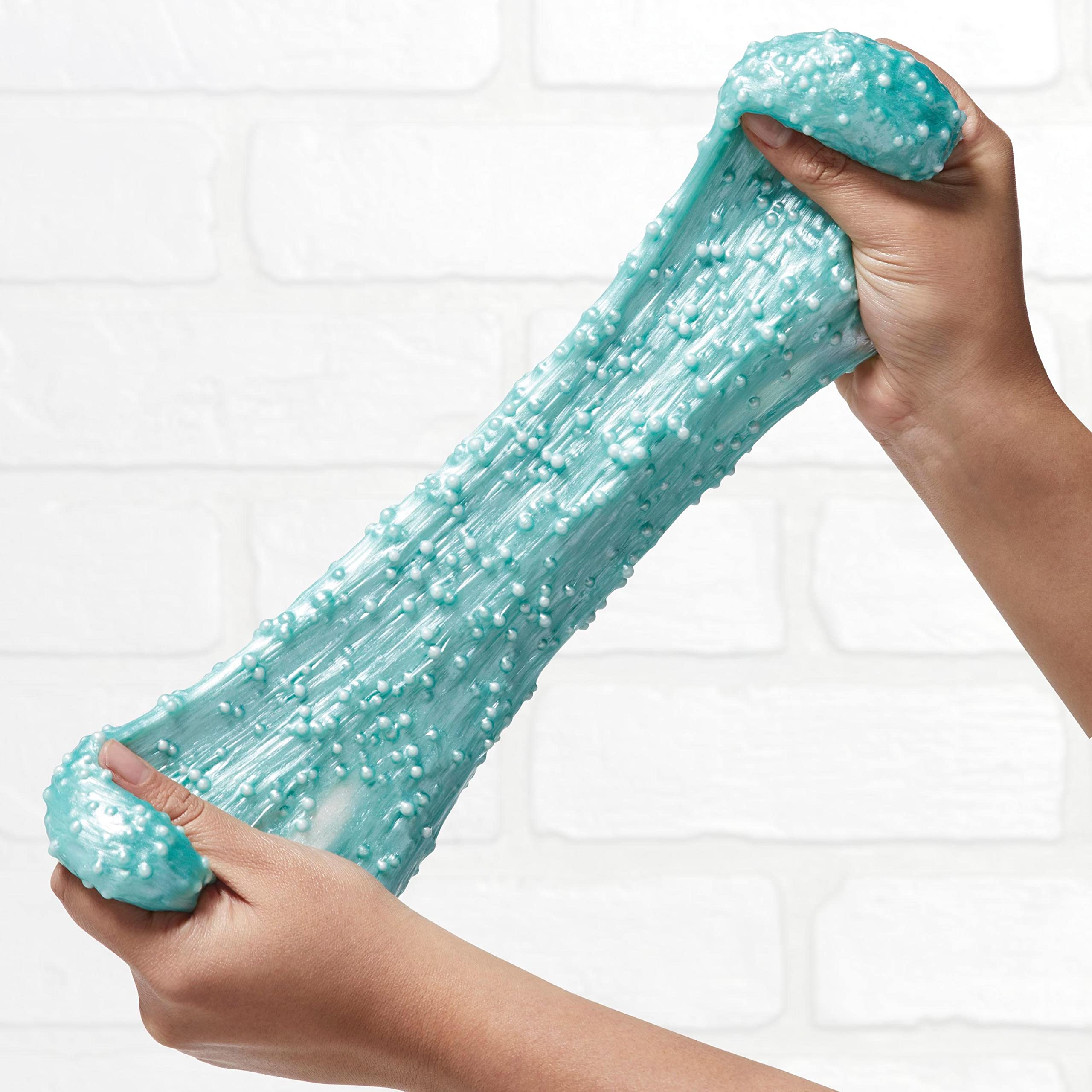 Elmer's color changing glue creates shifting hues during kneading