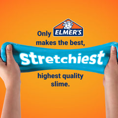 Elmer's Glue dries clear after application for neat school projects