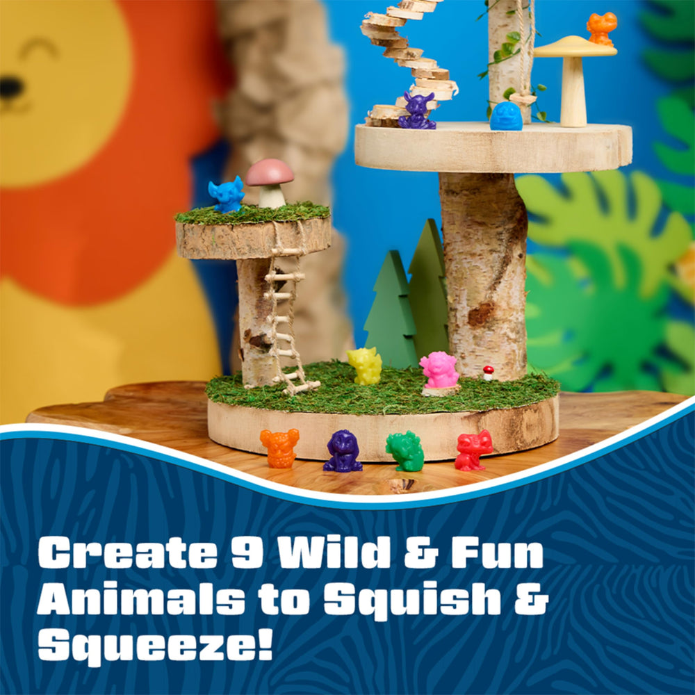 Elmer's Squishies Minis secret solution offers additional squishy options.