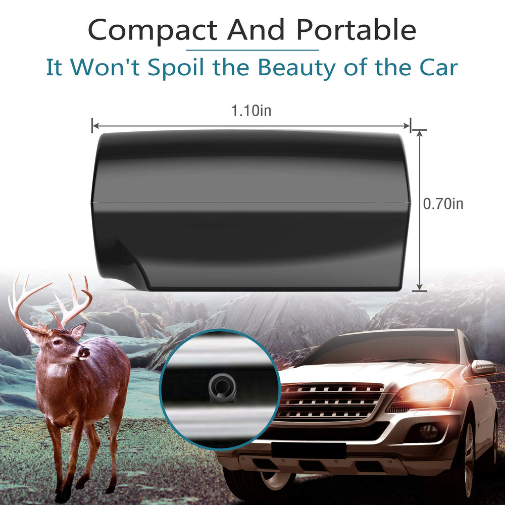 Elook deer warning whistle two-pack provides versatile coverage for multiple cars.