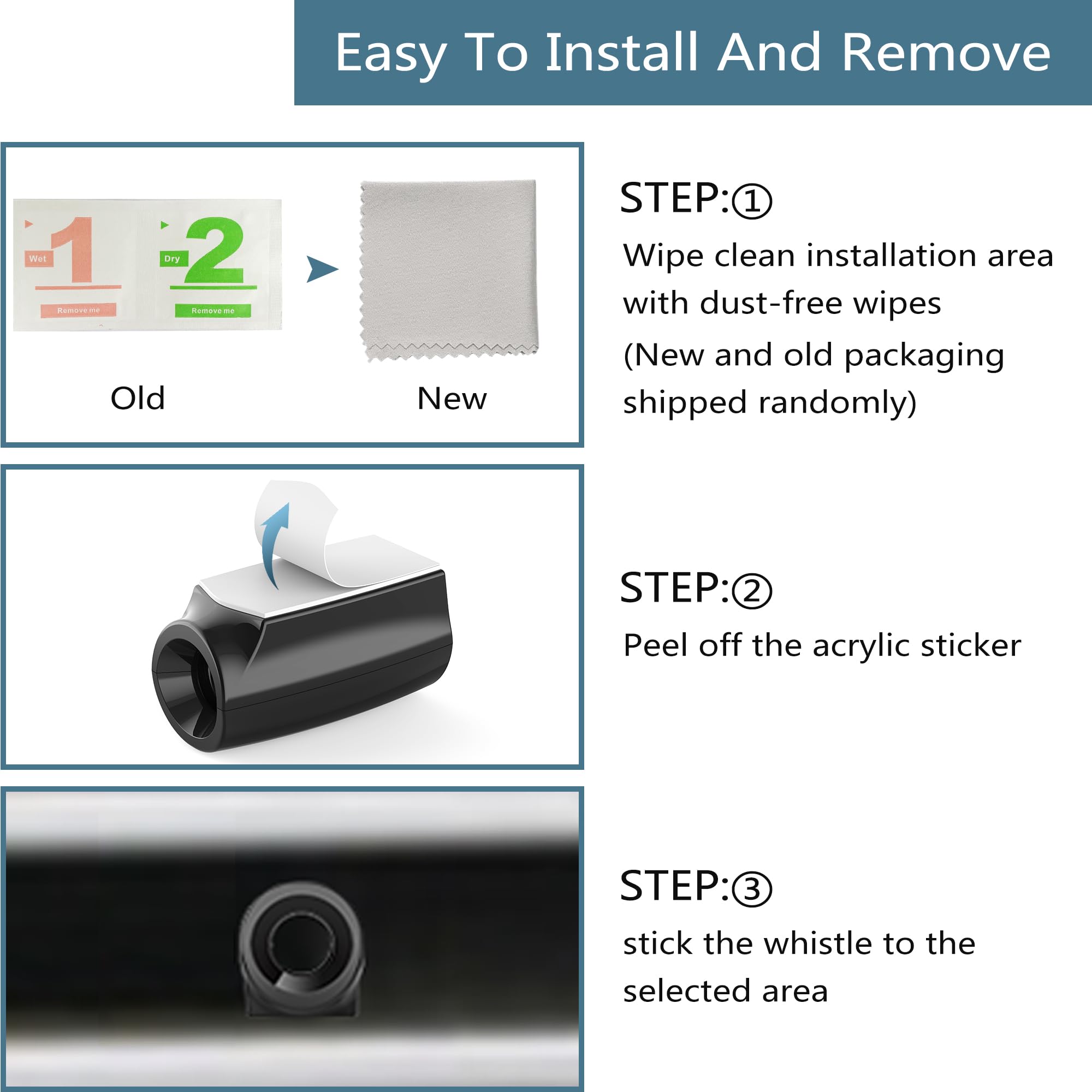 Elook deer warning whistle ultrasonic air-flow deters wildlife without distraction.