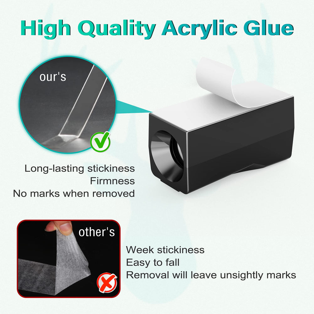 Elook deer whistle uses acrylic tape for quick, trace-free installation.