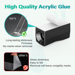 Elook deer whistle uses acrylic tape for quick, trace-free installation.