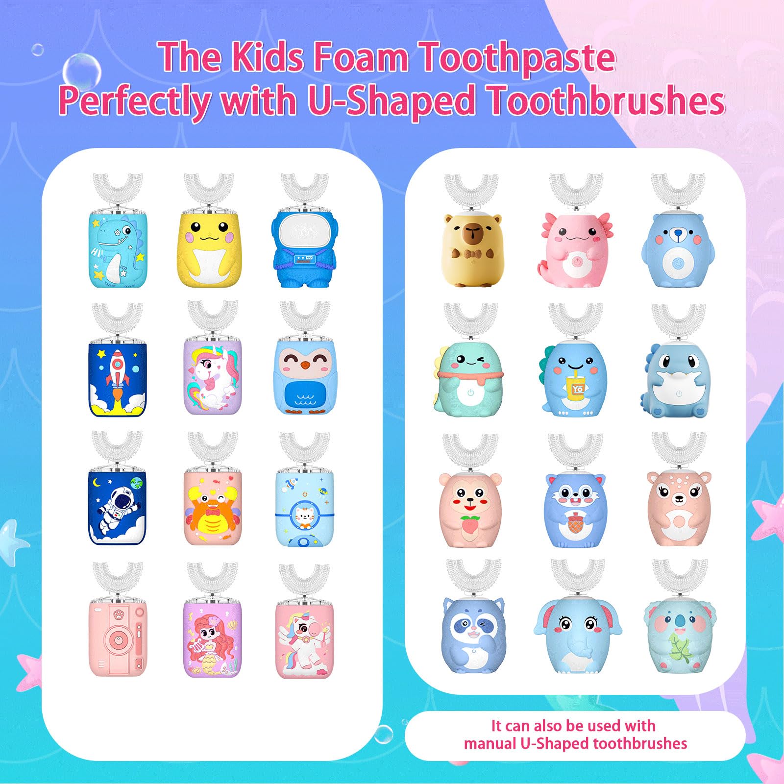 ELOTAME compatible with all toothbrushes for versatile use