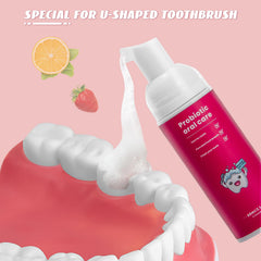 ELOTAME travel pump foam toothpaste for easy on-the-go brushing