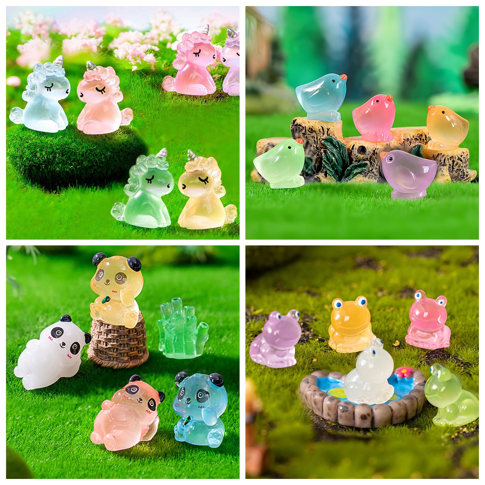 ElpizoFos chick figurine glows, offering cheerful detail to craft corners.