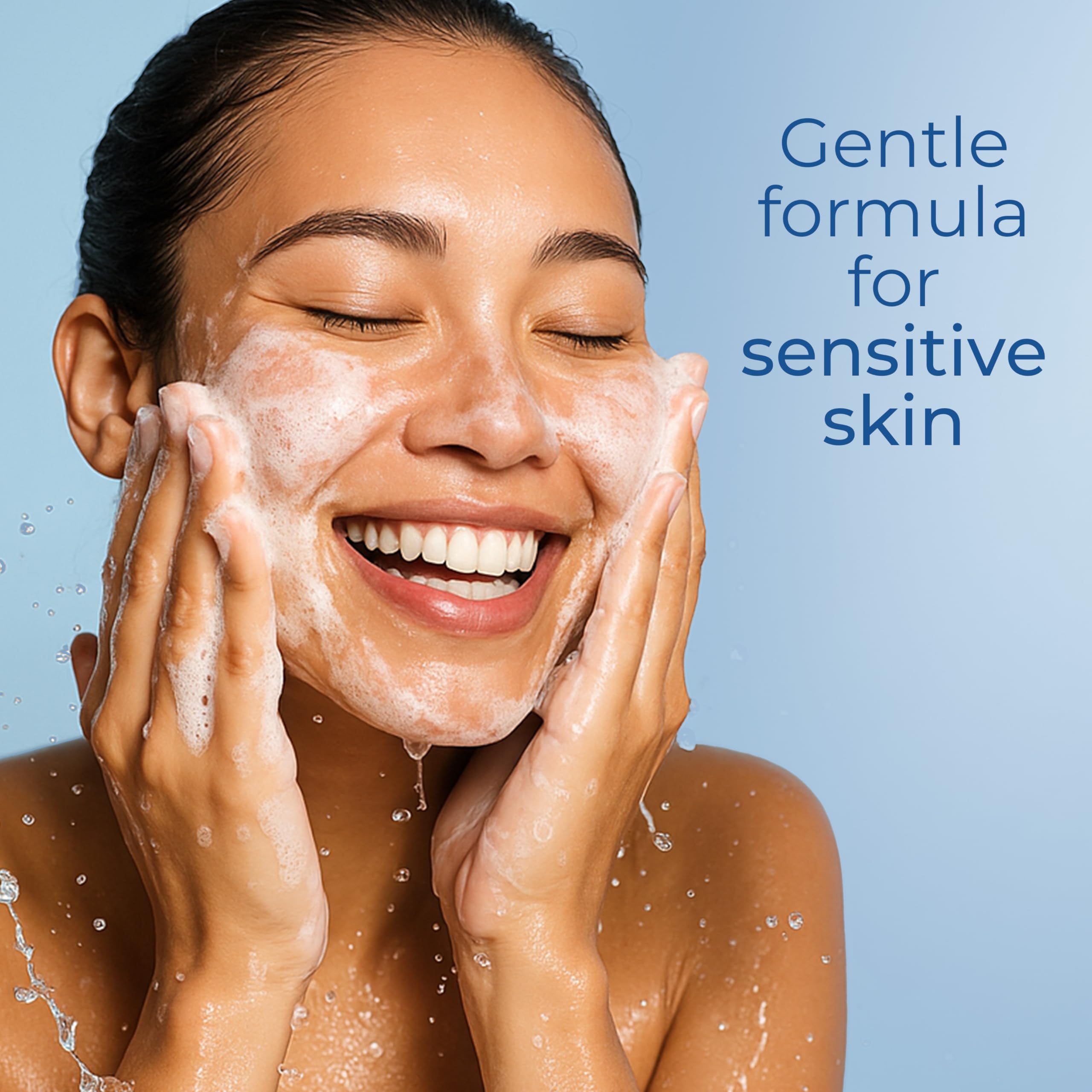 AAComplex technology graphic indicating barrier-supporting benefits of EltaMD cleanser.