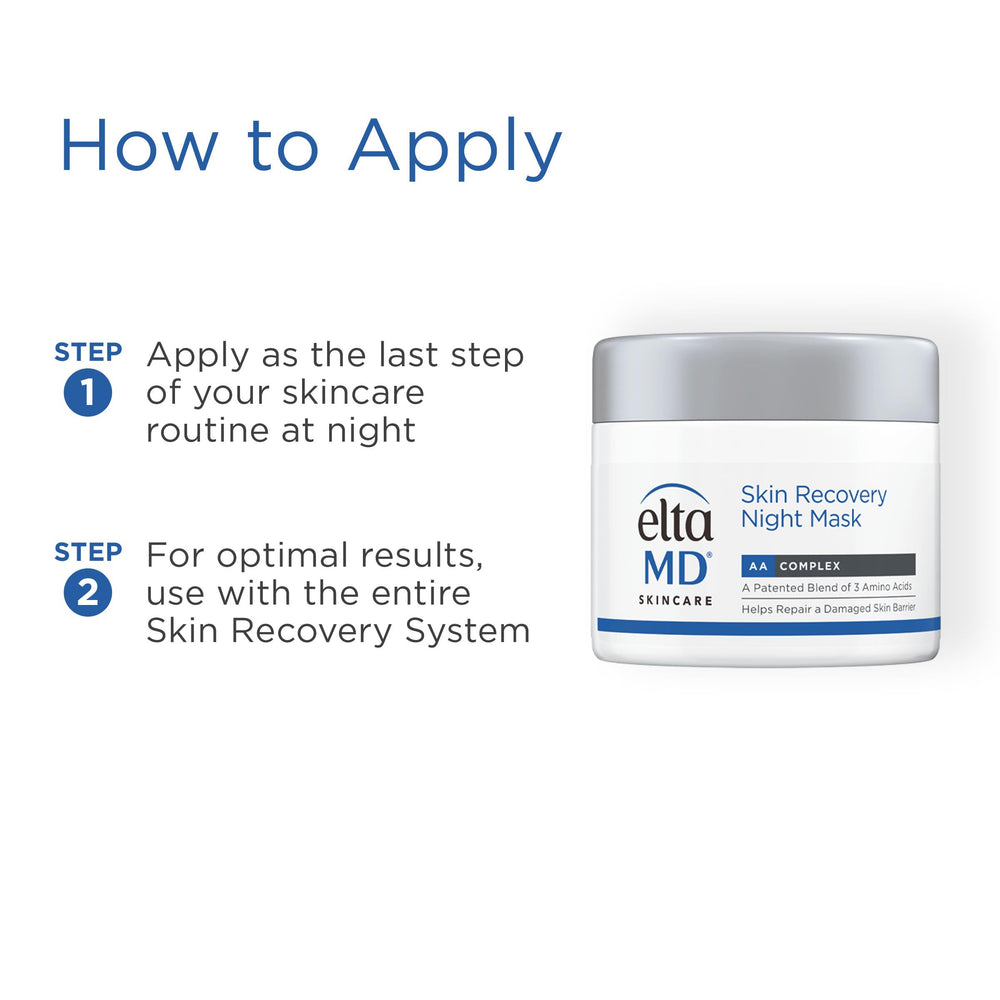 EltaMD Chronobiology technology visual suggests overnight glow revival.